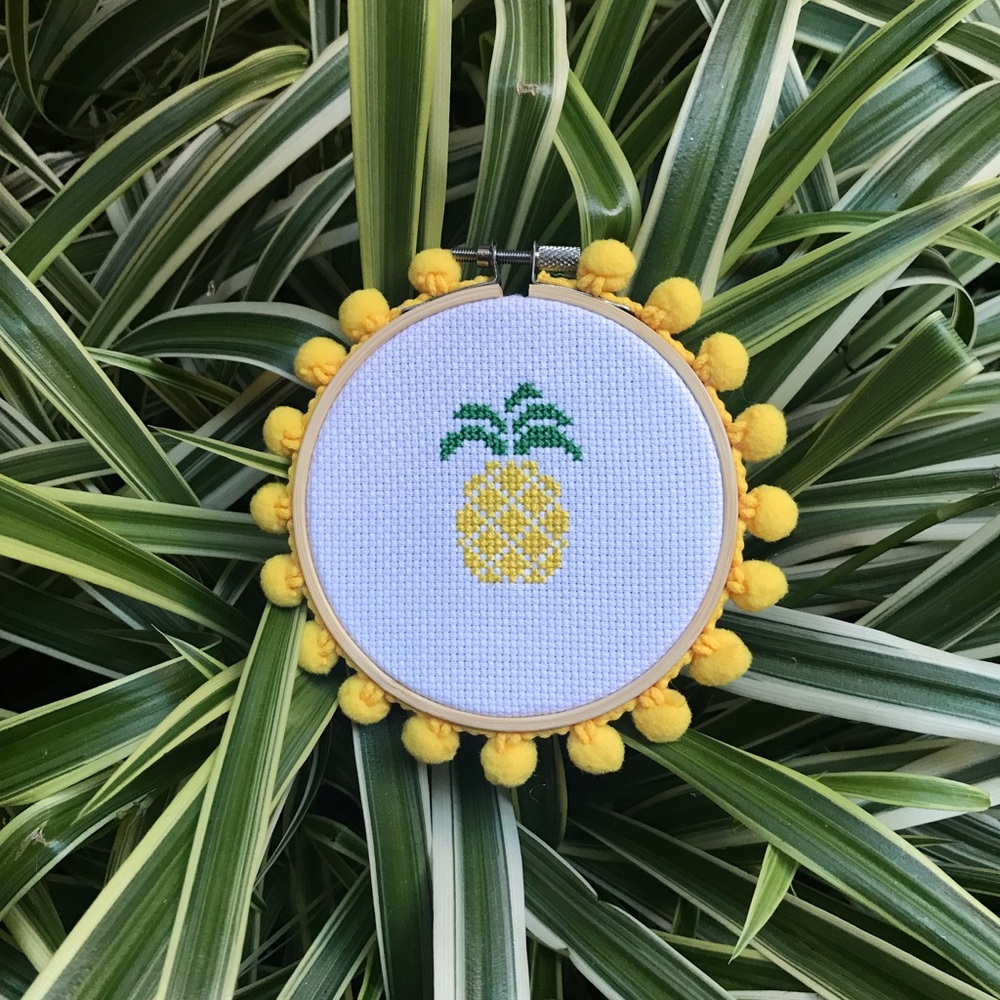 Pineapple Cross Stitch 🍍